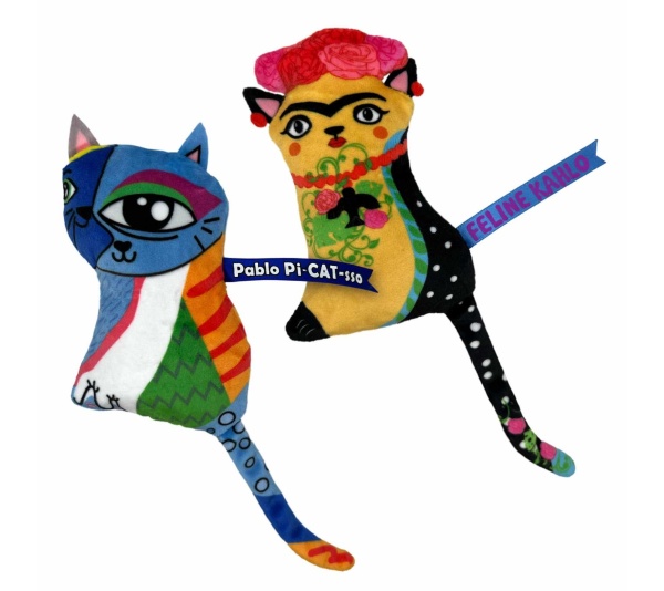 KONG(R) Artz Kahlo / Picasso Cat Toy 2pk