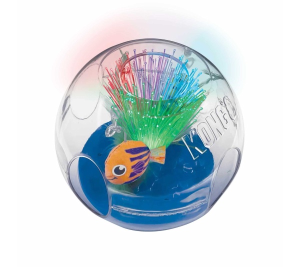 KONG(R) Bat-A-Bout Glow Aquarium Cat Toy