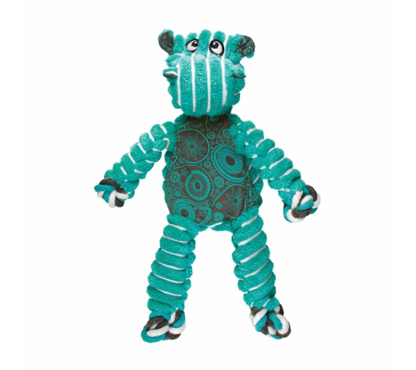 KONG(R) Floppy Knots Hippo Dog Rope Toy  - Medium/Large