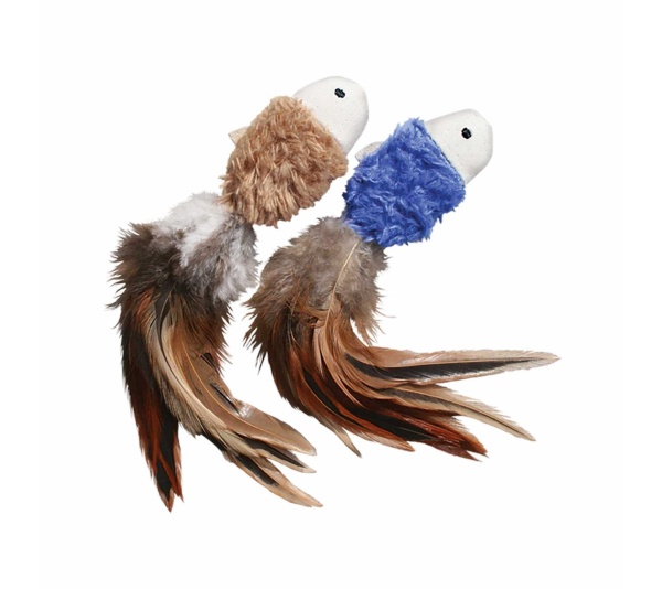 KONG(R) Naturals(R) Crinkle Fish Cat Toy 2pk Assorted