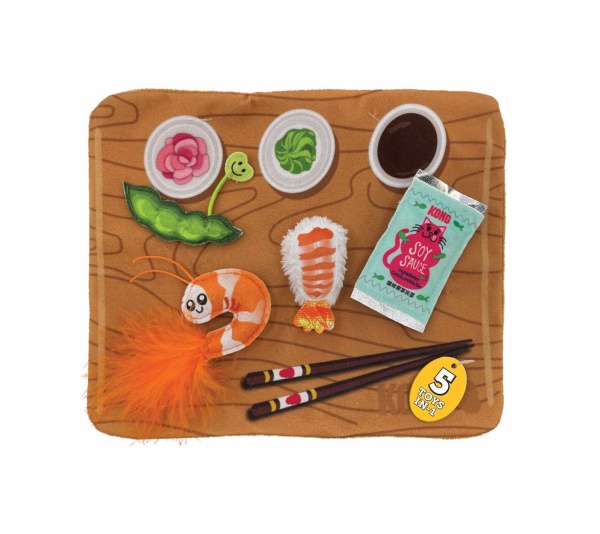 KONG(R) Pull-A-Partz(TM) Sushi Cat Toy