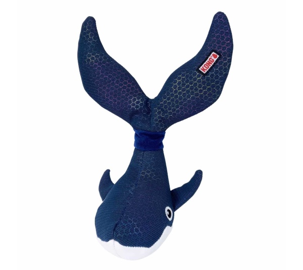 KONG(R) Shakers(TM) Shimmy Whale Dog Plush Toy Medium