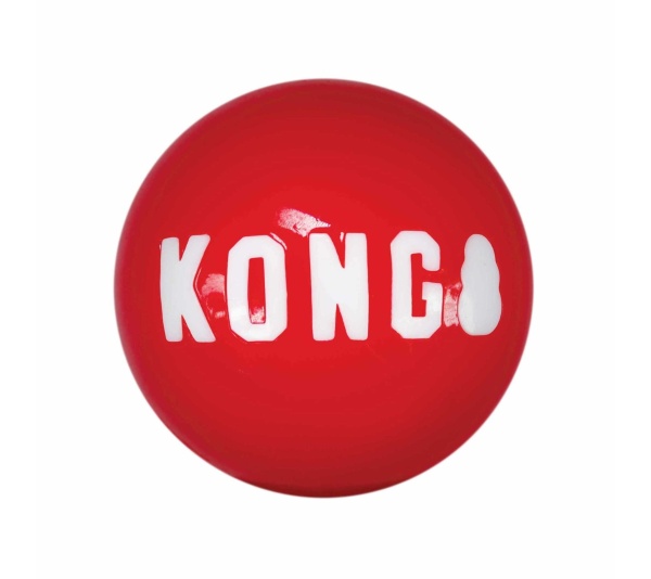 KONG(R) Signature Balls Dog Fetch Toy - Large 2pk
