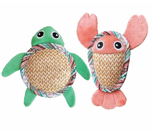 KONG(R) Tropics Pals Cat Toy 2pk