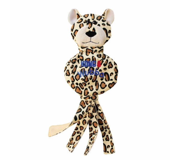 KONG(R) Wubba No Stuff Cheetah Dog Tug Toy Large