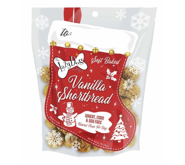 Lazy Dog Vanilla Shortbread Stocking