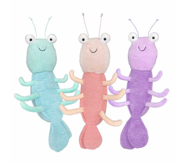 Multipet Margaritaville(R) Jumbo Shrimp Plush Dog Toy Assorted 20"