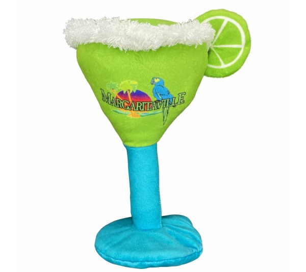 Multipet Margaritaville(R) Margarita Glass Plush Dog Toy 8"