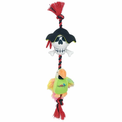 Multipet Margaritaville(R) Pirate and Parrot Rope Assorted 18"