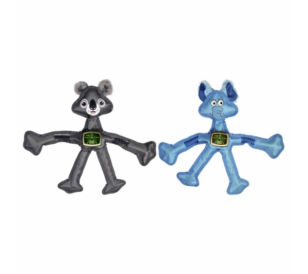 Multipet Skeleropes Dog Chew Toy Assorted Animals 15"