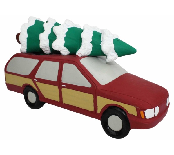 Multipet Station Wagon w/ Christmas Tree Size: 7.5"
