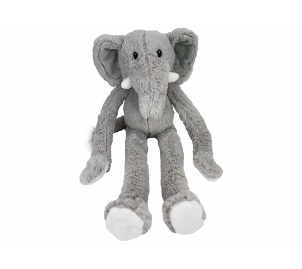 Multipet Swingin' Safari Elephant Plush Dog Toy 19"