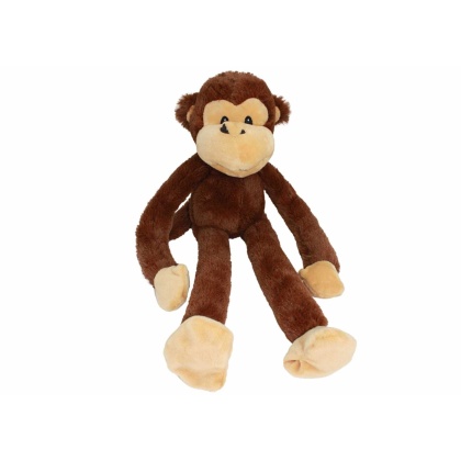 Multipet Swingin' Safari Monkey Plush Dog Toy 19"