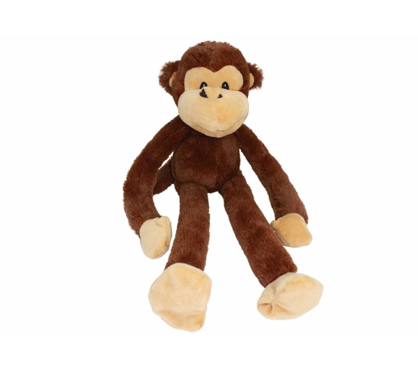 Multipet Swingin' Safari Monkey Plush Dog Toy 19"