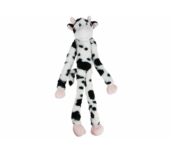 Multipet Swingin' Slevins(R) Cow Plush Pet Dog Toy 27"