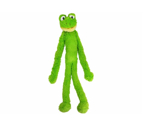 Multipet Swingin' Slevins(R) Frog Plush Pet Dog Toy 27"