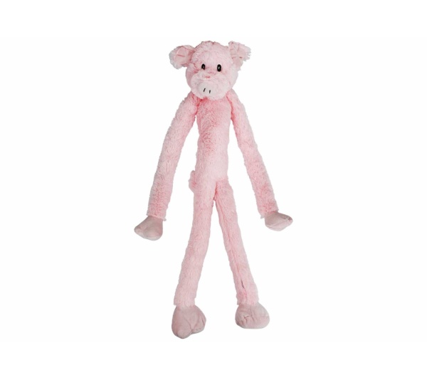 Multipet Swingin' Slevins(R) Pig Plush Pet Dog Toy 27"