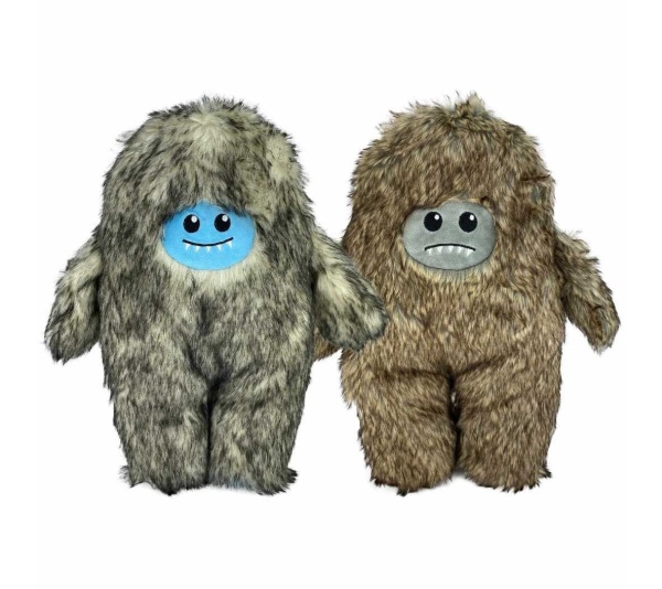 Multipet Yeti Betty Assorted Colors (Grey and Brown) Large 10"