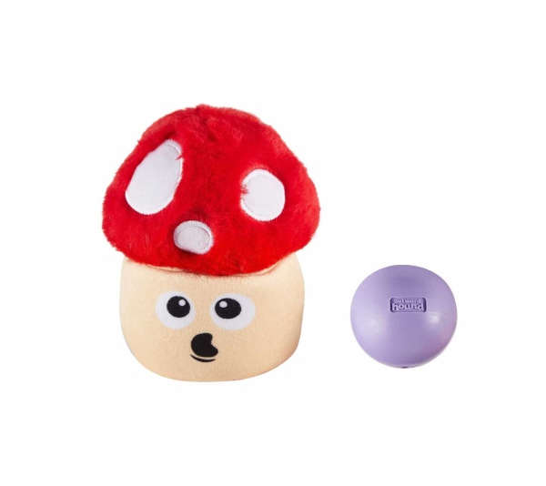 Nina Ottosson Snack Palz Mushroom Interactive Plush Dog Puzzle Toy