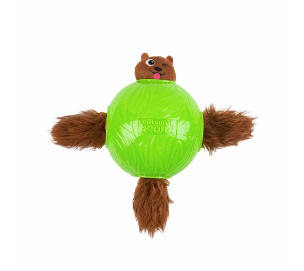 Nina Ottosson Snuffle N' Treat Ball TNT Dog Puzzle Toy Green Small