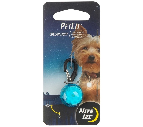 Turquoise Jewel - Nite Ize PetLit Collar Light