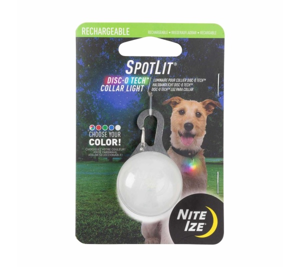 Nite Ize Spotlit Rechargeable Collar Light - Disc-O Tech