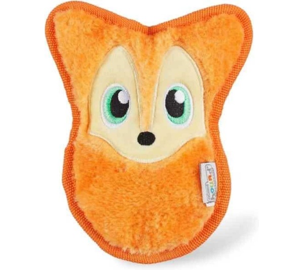 Outward Hound Durablez Fox Plush Dog Toy Orange XS