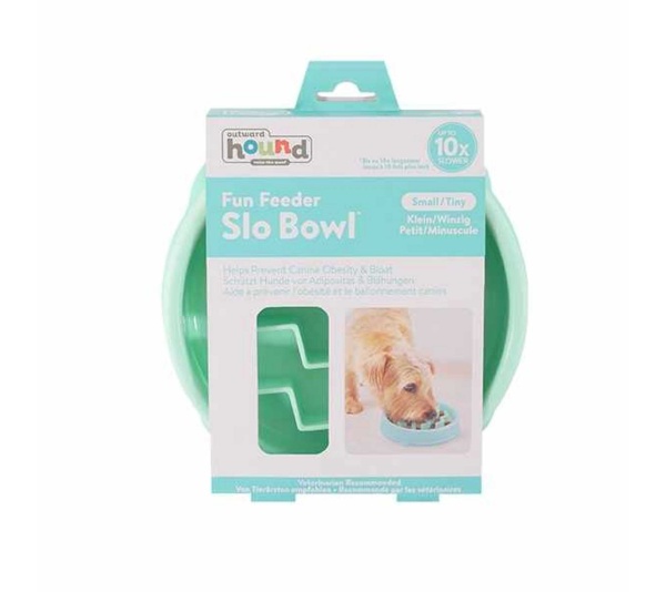 Outward Hound Fun Feeder Wave Mint Small