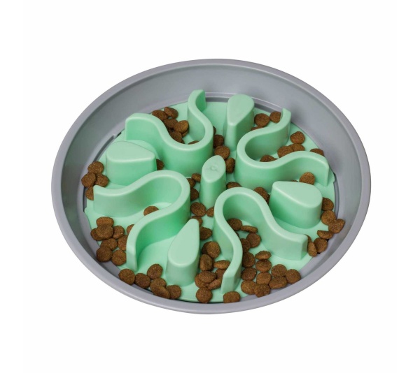 Outward Hound Fun Feeder Wobble Slo Bowl Dog Bowl Mint