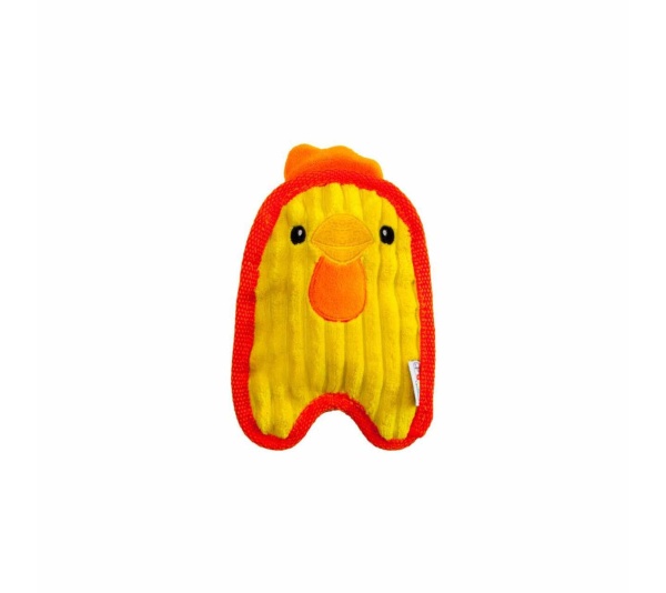 Outward Hound Invincibles Chicky Durable Plush Dog Toy Yellow XS