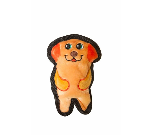 Outward Hound Invincibles Dog Durable Plush Dog Toy Orange XS