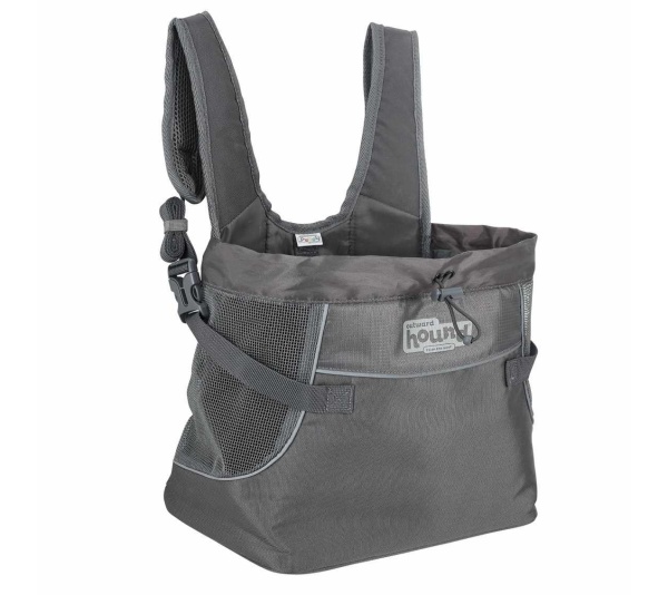 Grey - Outward Hound PupPak Dog Front Carrier Small Grey - Small