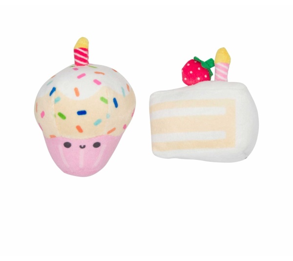Pearhead Birthday Cake Cat Toy Set 2pc