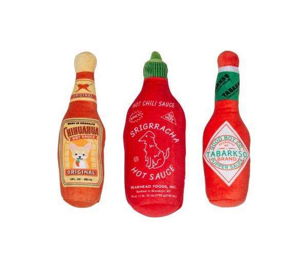 Pearhead Hot Pupper Sauce Dog Toy Set 3pc