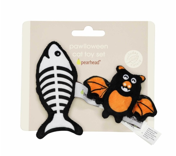 Pearhead Pawloween Cat Toy Set