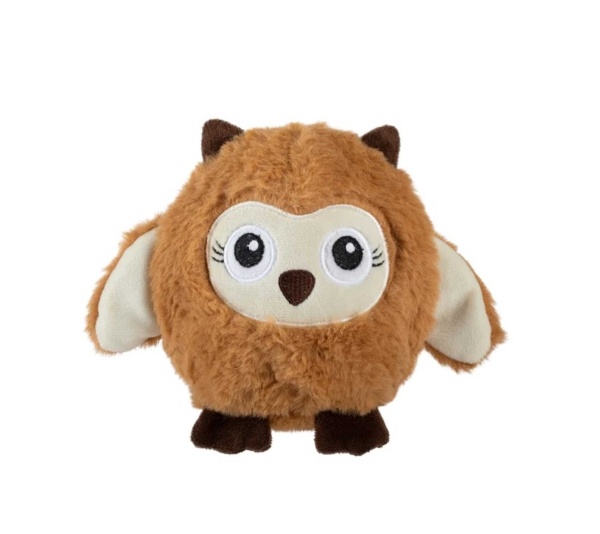 PetShop by Fringe Don't Ruffle My Feathers Rubber/Plush Dog Toy