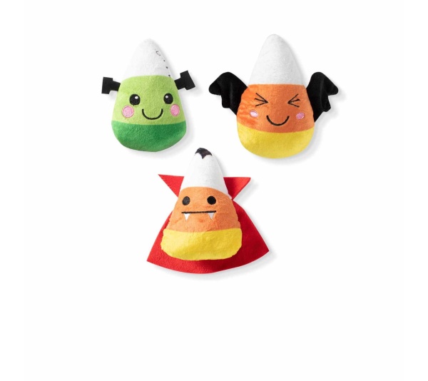 PetShop by Fringe Studio Candy Corns 3Pc Small Dog Toy Set