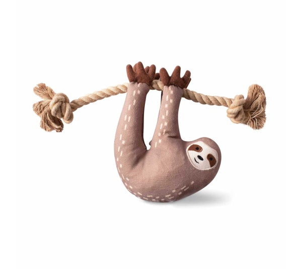 PetShop by Fringe Studio Eat Sleep Repeat Earth Friendly Plush Dog Toy