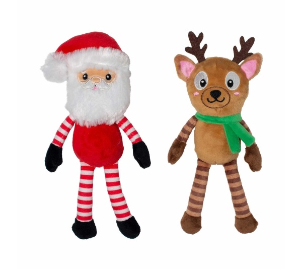 PetShop by Fringe Studio Friend At Frost Sight Plush Dog Toy Set 2pc