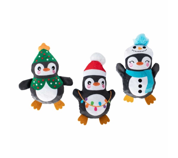 PetShop by Fringe Studio Have An Ice Christmas 3Pc Sm Dog Toy Set