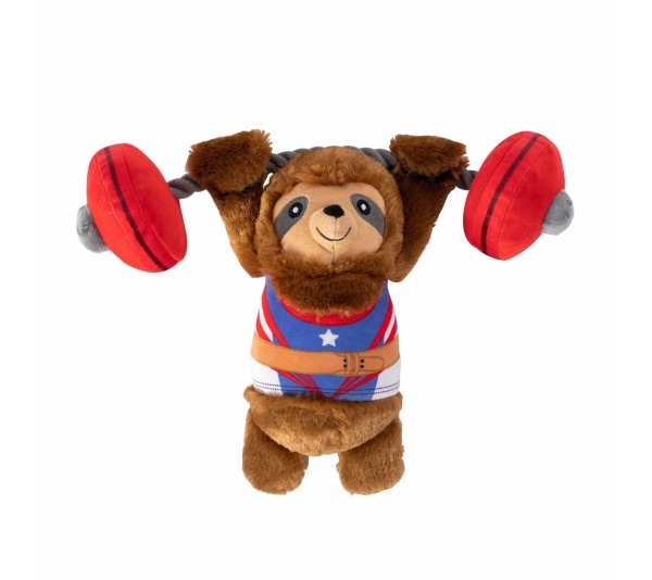 PetShop by Fringe Studio Hustle For That Muscle Plush Dog Toy