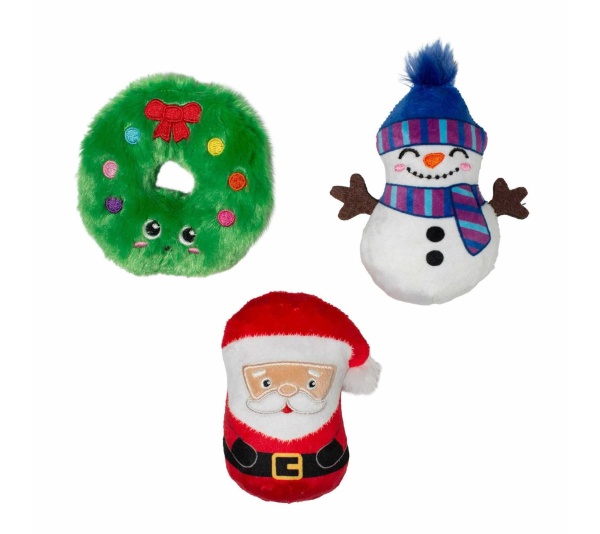 PetShop by Fringe Studio We Have Great Chemis-Tree Plush Dog Toy Set Small 3pc