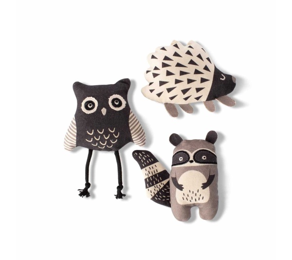PetShop by Fringe Studio Wild Ones Canvas Mini Toy Set 3pc