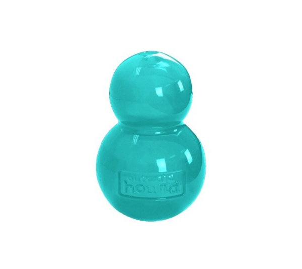 Blue - Planet Dog Double-Tuff TNT Interactive Treat-Dispenser Dog Toy  - Medium