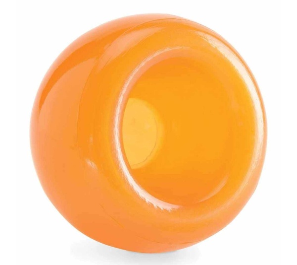 Orange - Planet Dog Orbee-Tuff Snoop Interactive Treat-Dispensing Dog Toy