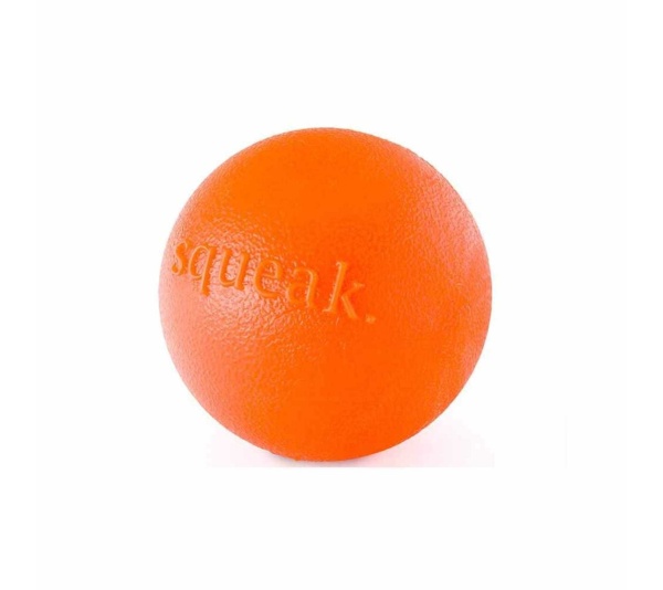 Orange - Planet Dog Orbee-Tuff Squeak Ball Dog Toy