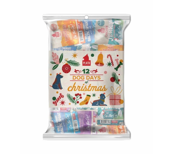 Plato 12 Dog Days of Christmas 12ct