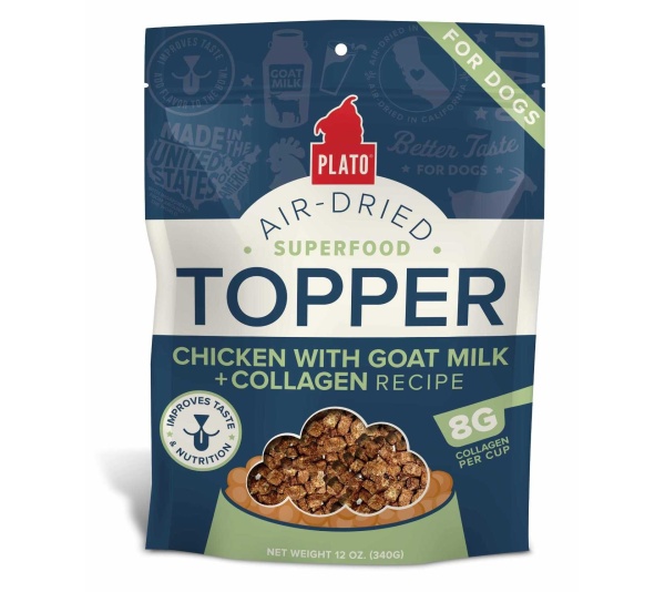 Plato Food Topper Chicken with Goat Milk & Collagen Recipe  - 12oz