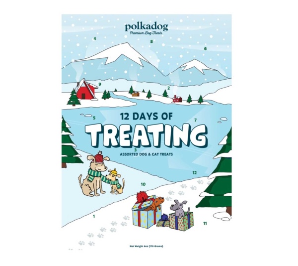 Polkadog 12 Days of Treating Calendar