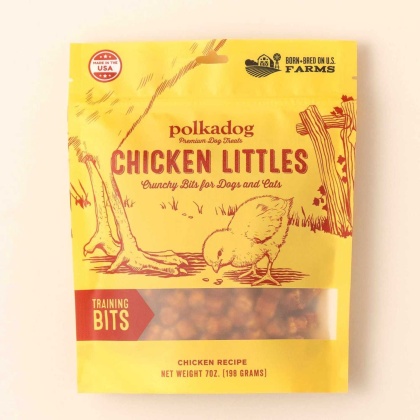 Polkadog Chicken Littles Training Bits Crunchy Dog and Cat Treats  - 7oz